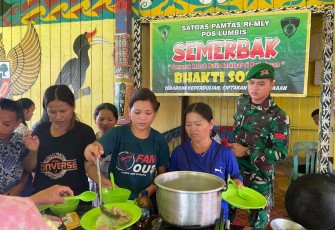 Pelatihan makanan olahan satgas perbatasan 