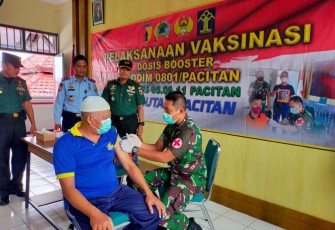 Vaksinasi Covid-19 Kodim 0801/Pacitan 