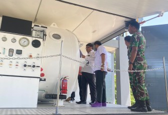 BPK RI saat Evaluasi Penggunaan Anggaran Negara di Koarmada III 