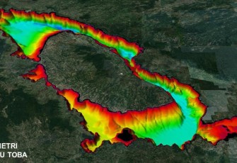 Survei Hidro-Oseanografi TNI AL di Danau Toba Sumatera Utara 