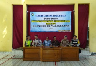 Rembuk Stunting di wilayah desa binaan 