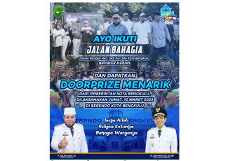 Pemkot Bengkulu Siapkan 10 Ribu Kupon Undian Jalan Bahagia Bernuansa Merah Putih
