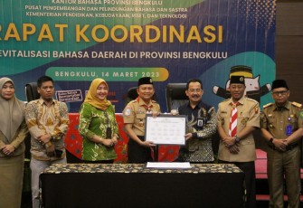 Rapat Koordinasi Revitalisasi Bahasa Daerah 