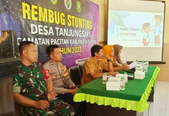 Rembuk Stunting di wilayah desa binaan 