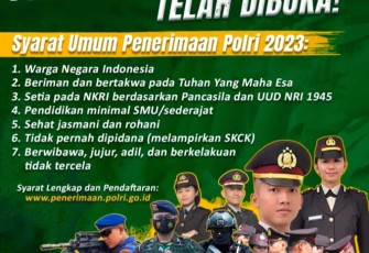 Penerimaan Polri 2023