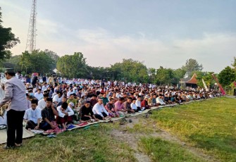 Sholat Ied di Lapangan Sultan Agung Pleret Bantul