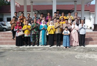 Halalbihalal Danramil Saradan