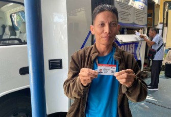 Ahmad Tarmizi usai memperpanjang SIM, Kamis (4/5)