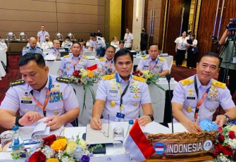Kasal Laksamana TNI Muhammad Ali saat mengikuti forum ANCM ke-17 tahun 2023 di Filipina, Kamis (11/5)