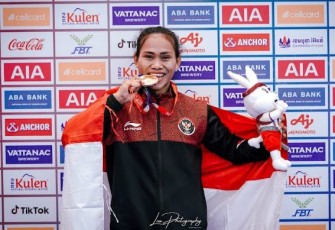 Serda Jas/W Keni Elvis Kause raih medali emas Cabor Pencak Silat kelas C puteri 55-60 Kg di Sea Games 2023, Kamboja