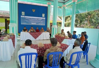 Rapat Regsosek wilayah desa binaan 