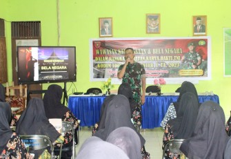 Wawasan Kebangsaan di SMA 1 Danau Panggang, Rabu (17/5)