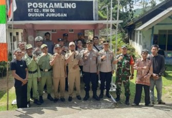 Satlinmas wilayah desa binaan 