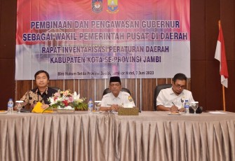 Rakor Percepatan Revisi RTRW Kabupaten/Kota se-Provinsi Jambi