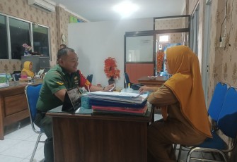Komsos bersama aparat desa binaan 