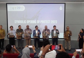 Pembukaan gelaran acara simposium serta kompetisi PROTECT 2023