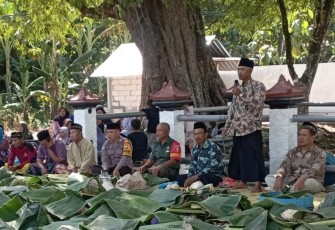 Selamatan doa bersama warga wilayah desa binaan 