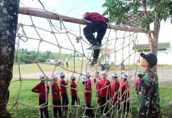 Outbound ceria bersama TNI