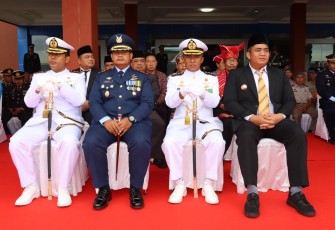 Kapolres Bintan Pimpin Upacara HUT Bhayangkara ke-77 di Kantor Bupati Bintan 