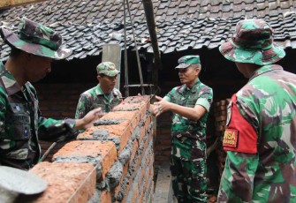 Pengecekan Tim Waslak Tahap I Renovasi Rutilahu Tahun 2023 Kodim 0806/Trenggalek 