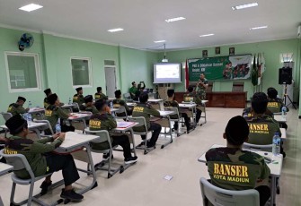 Diklatsar Banser wilayah desa binaan 