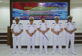 Sertijab personel Lantamal XI Merauke 