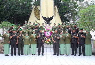 Ziarah rombongan Kodim 1001/HSU-BALANGAN 