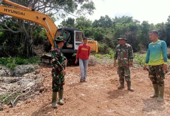Pengecekan alat berat di lokasi TMMD ke 117 Kodim 1411/Bulukumba 