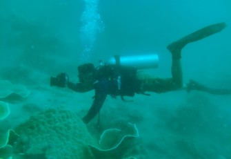 Latihan K-1 Fotografi Bawah Laut Prajurit Dislambar Koarmada III, Kamis (27/7)