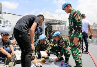 Prajurit Satgas MTF TNI Konga XXVIII-N/UNIFIL