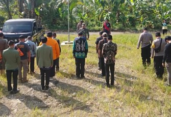 Apel Siaga dan Sosialisasi Karhutla di Desa Simpang Nadong Kec Tebing Tinggi Kabupaten Balangan