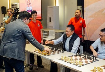 Kontan Chess Championship 2023 di South Quarter, Jakarta, Selasa (8/8)