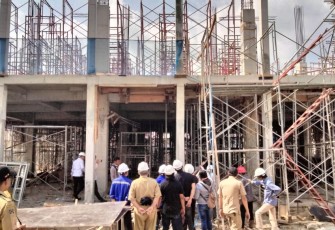 Tatkala Komisi 3 DPRD kabupaten Blitar Sidak Pembangunan Gedung ICU RSUD Ngudi Waluyo Kabupaten Blitar
