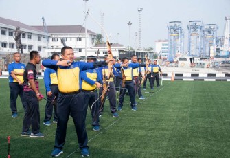 Lomba Panahan Executive Kolinlamil di Jakarta, Rabu (30/8)