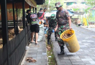 Karya bakti prajurit Kodim 1001/HSU Balangan, Jum'at (15/9)