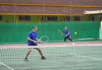 Turnamen tenis lapangan Korem 032/Wbr, Selasa (19/9)