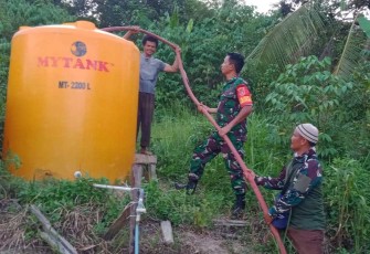 Salurkan air bersih di wilayah desa binaan
