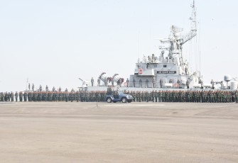 Gladi Bersih HUT Ke-78 TNI di Surabaya