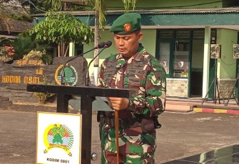Dandim 0801/Pacitan Letkol Inf Roliyanto 
