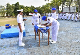 Sertijab Dandenpomal Lanal Cilacap, Kamis (19/10)