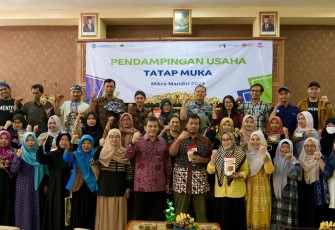 Pendampingan Mikro Mandiri KemenKopUKM di gedung PLUT-KUMKM Yogyakarta, Jum'at (27/10)