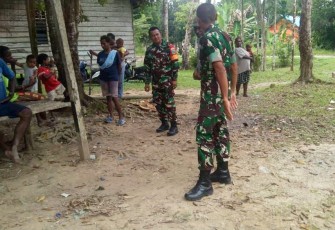 Babinsa Timika Laksanakan Komsos dengan Warga Binaan