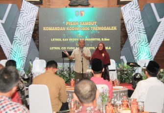 Pisah Sambut Dandim 0806/Trenggalek Momen Emosional di Pendopo Manggala Praja Nugraha 