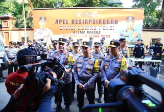 Kadiv Humas Polri Tekankan Beberapa Hal Saat Gelar Apel Kesiapsiagaan Satgas Humas Polri Pengamanan Nataru 