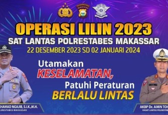 Operasi Lilin 2023 Satlantas Polrestabes Makassar 
