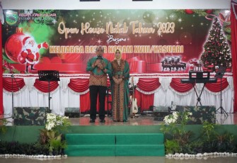 Pangdam XVIII Mayjen TNI Ilyas Alamsyah saat perayaan Natal 2023 