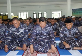 Doa Bersama prajurit Koarmada III Sorong