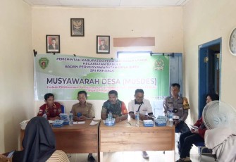 Musdes di wilayah desa binaan 