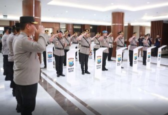 Sertijab Pejabat dan Kapolres Jajaran Polda Jatim, Kamis (19/1) 