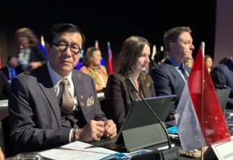 Menkumham RI Yasonna H Laoly saat menghadiri forum Bali Process di Adelaide Australia 